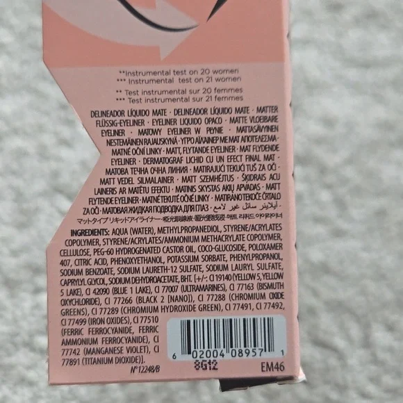 Roller Liner Benefit Black Eyeliner True Matte Liquid Eyeliner Mini .05ml - Picture 5 of 5